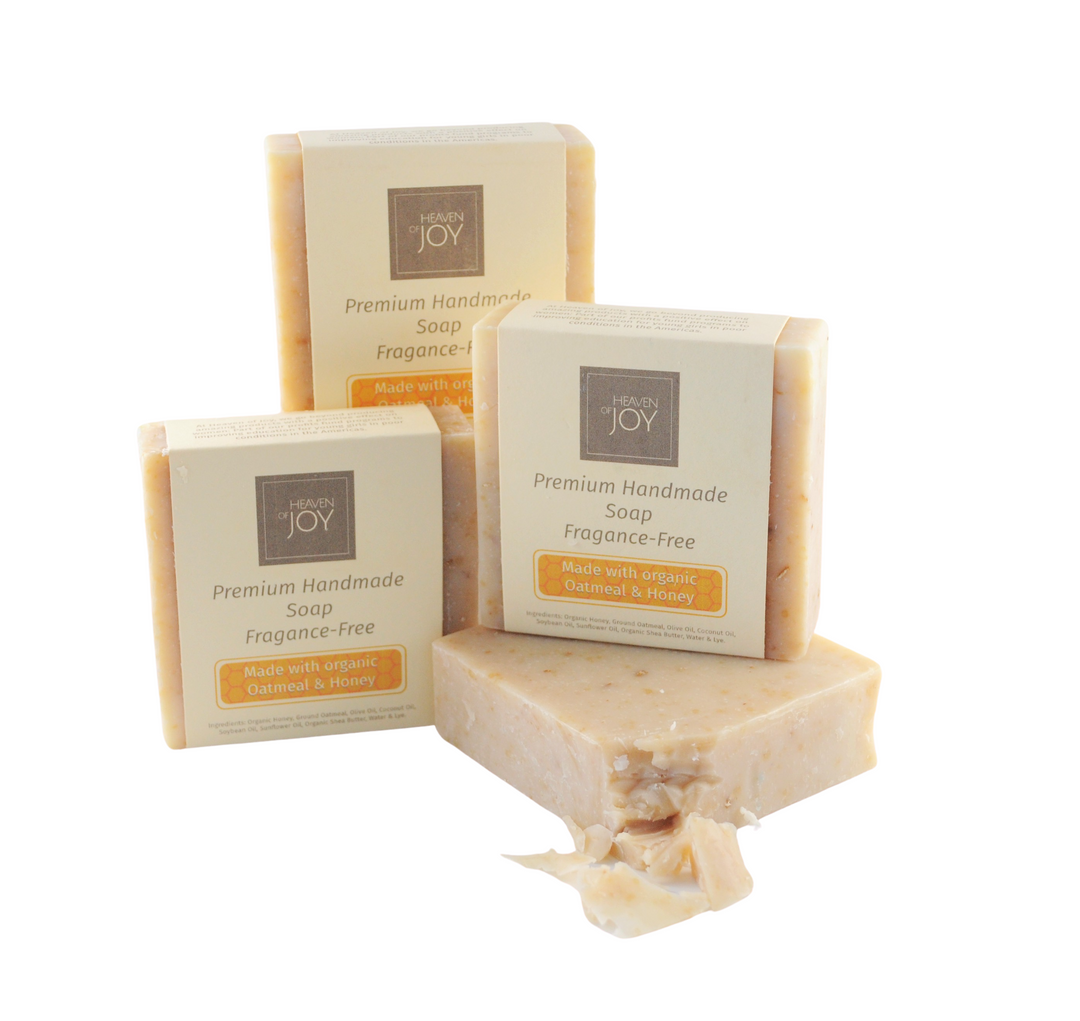 Organic Honey & Oatmeal Soap | 100 Natural Organic Soap - Sassera