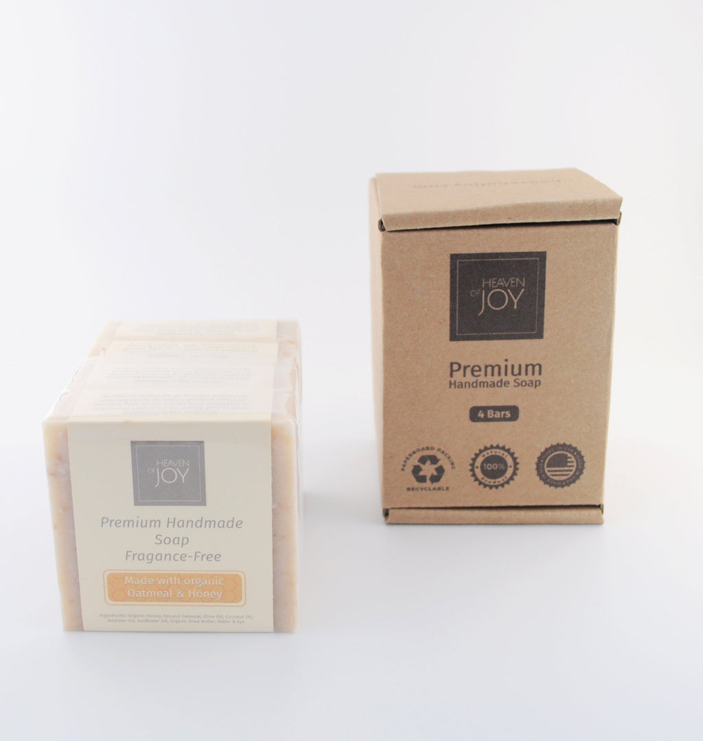 Organic Honey & Oatmeal Soap | 100 Natural Organic Soap - Sassera