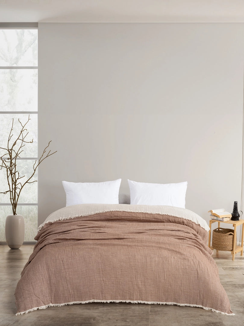 Muslin Quilted Blanket - King Size - Sassera