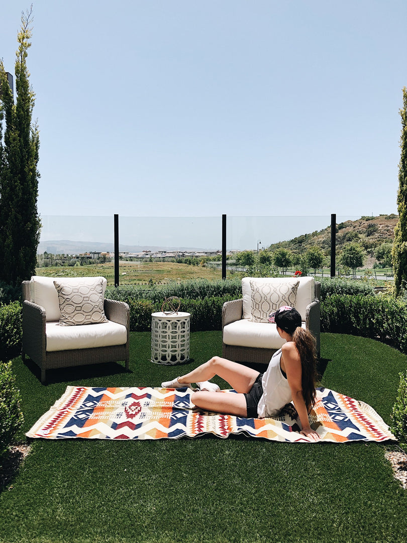 Awa Blanket - Vibrant Autumn - Sassera