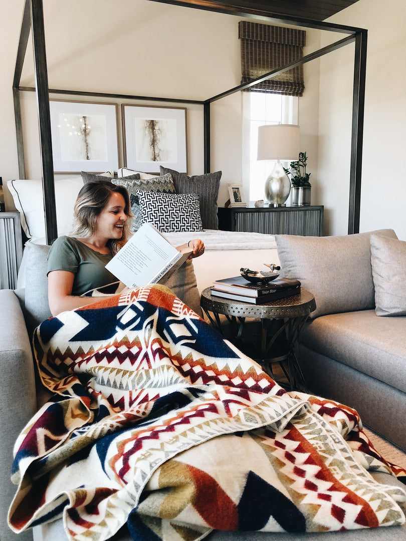 Awa Blanket - Vibrant Autumn - Sassera