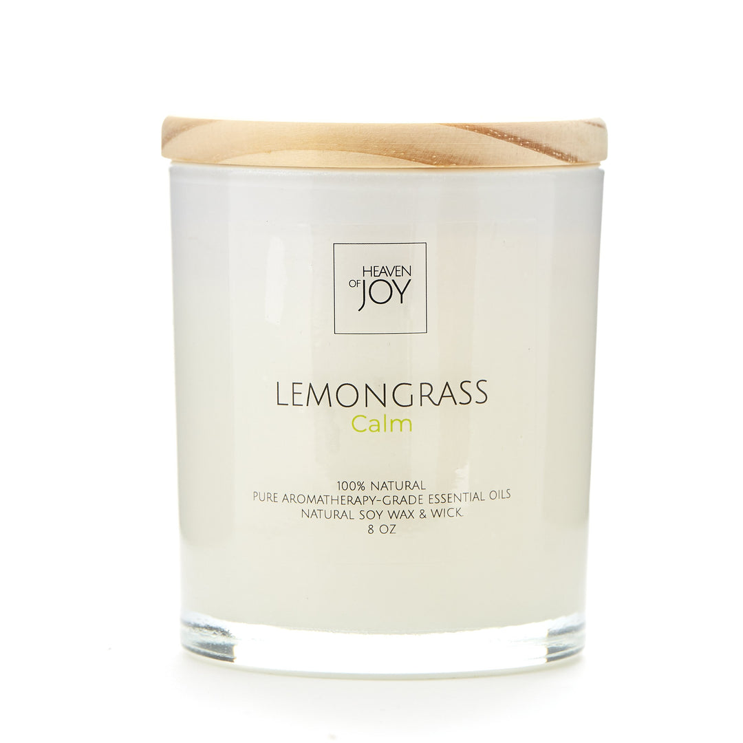Lemongrass Candle 100% Natural | Aroma Naturals Candles - Sassera