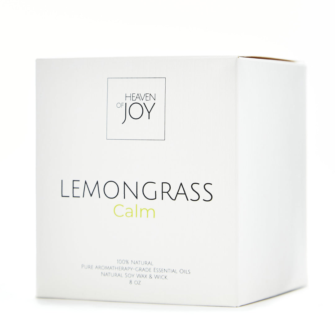 Lemongrass Candle 100% Natural | Aroma Naturals Candles - Sassera