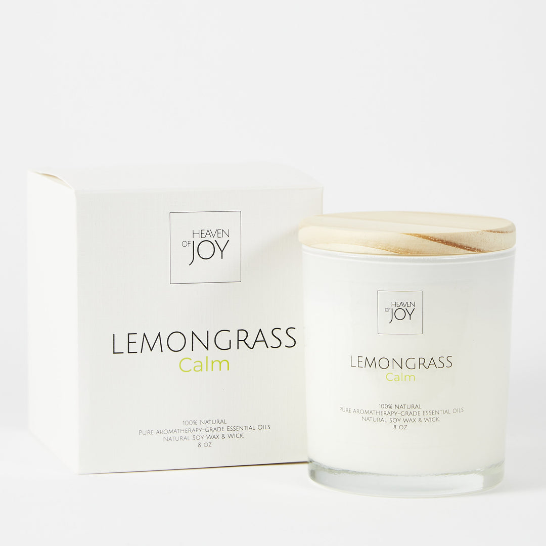 Lemongrass Candle 100% Natural | Aroma Naturals Candles - Sassera