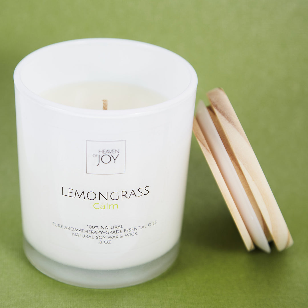 Lemongrass Candle 100% Natural | Aroma Naturals Candles - Sassera