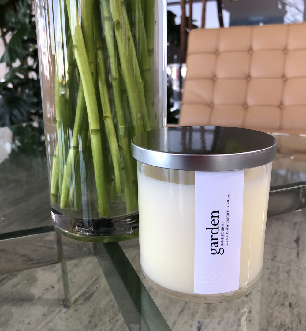 garden scented candle - Sassera