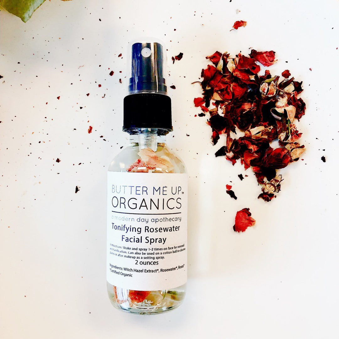 Organic Rosewater Toner / Facial Mist / Makeup Setting Spray / Organic - Sassera
