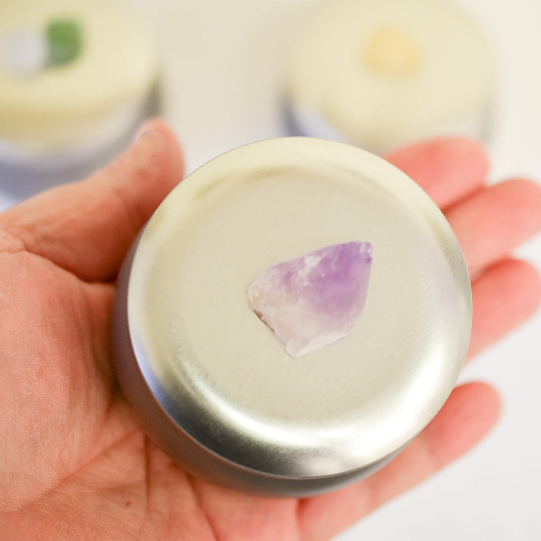 Handmade Crystal Intention Candles - Sassera