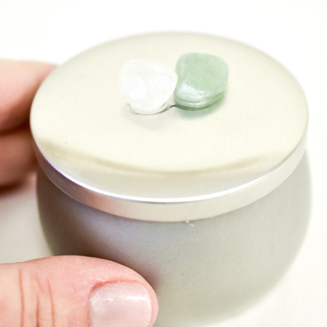 Handmade Crystal Intention Candles - Sassera