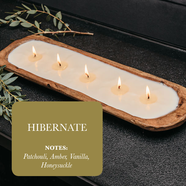 5-Wick Dough Bowl Soy Candle - Hibernate - Sassera