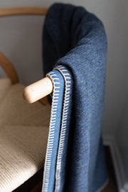 Descanso ALPACA BLEND Throw - Navy Heather - Sassera
