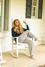 Wide Leg Alpaca Cotton Pants | Made of Alpaca Cotton - Sassera