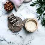 Wood Candle Vase - Sassera