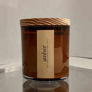 amber scented candle - Sassera