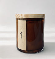 amber scented candle - Sassera