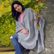 Cape Wrap Solid Alpaca Poncho - Sassera