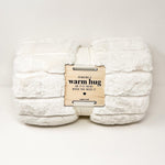 Faux Fur Blanket with Warm Hug Wooden Tag - Sassera