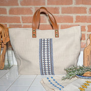 Walid Unisex Canvas Bag - Cream - Sassera