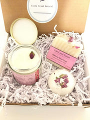 Hibiscus Rose Candle Gift Set - Sassera